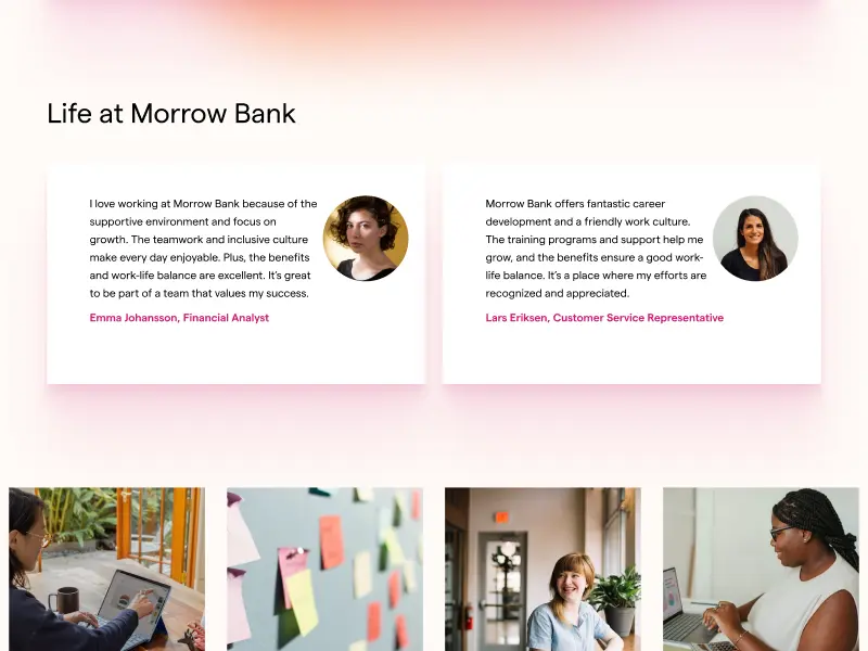 Design for Morrow Bank